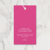 Golf Je Dank Favor Cadeaulabels (Achterkant)