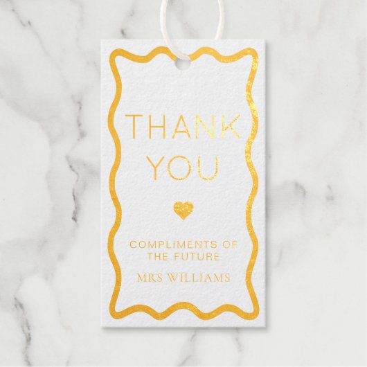 Golf Je Dank Favoriet Cadeaulabels (Voorkant)