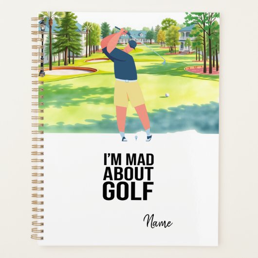 Golf Je suis fou de golf des citations drôles pour (Devant)