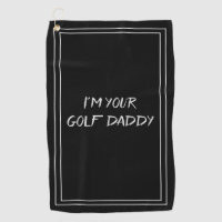 Je suis votre serviette blanche noire drôle de