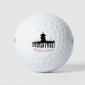 Golf Jetée de Huntington Beach - Tour Zéro - Balles de (Devant)
