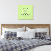 Golf Jeu Art Unique toile étirée Impression (Insitu(Chambre))