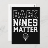 Golf Joke Golf Course Humor Golfing Briefkaart (Voorkant / Achterkant)