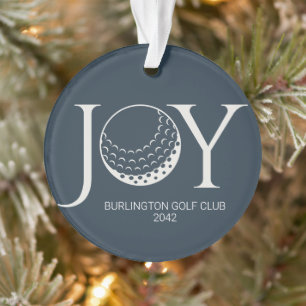 Golf Joy & Peace Kerstmis Ornament