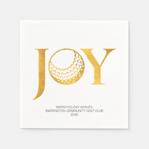 Golf Joy & Peace Kerstmis Servet