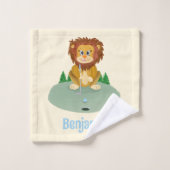 Golf Jungle Animaux Baby Personnaliser (Gant de toilette)