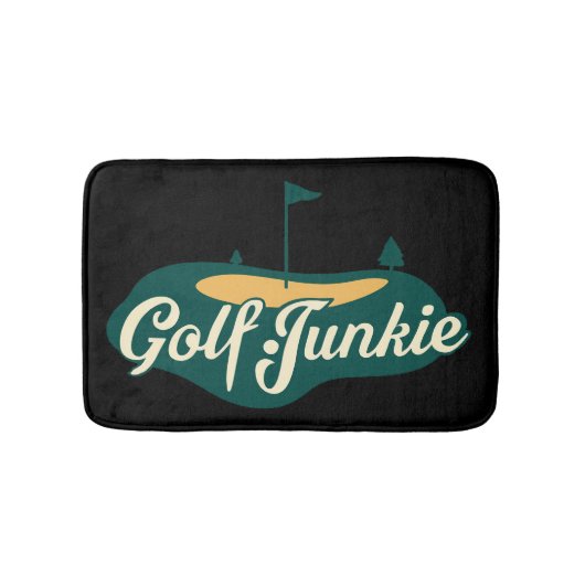 Golf Junkie Schattigee Cool Badkamer Badmat (Voorkant)