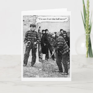  Golf-Kaart Feestdagen Kaart