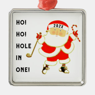 Golf Kerst Collectie Metalen Ornament