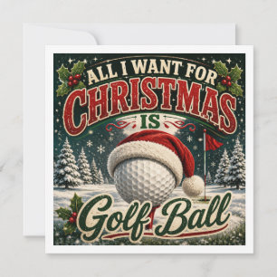 Golf Kerst Grappige uitspraak voor Golfer