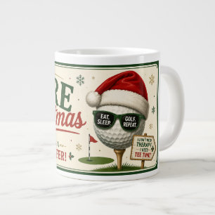 Golf Kerst Grappige uitspraak voor Golfer Extra Grote Beker