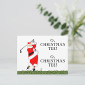 Golf Kerst Kaart (Staand voorkant)