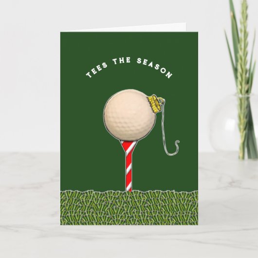 Golf Kerst Kaarten (Voorkant)