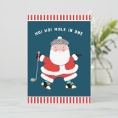 Golf Kerst Kaarten (Staand voorkant)
