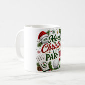 Golf Kerst Koffiemok (Voorkant links)