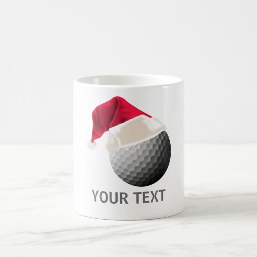 golf kerst koffiemok (Center)