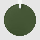 Golf Kerst Krans  Ornament (achterkant)