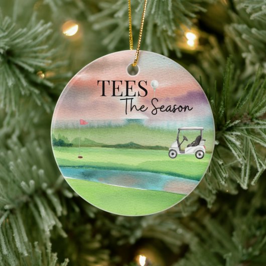 Golf Kerst Ornament (Boom)