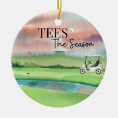 Golf Kerst Ornament (Voorkant)