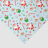 Golf-kerstcadeau Tissuepapier (Detail)