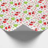 Golf kerstcadeaupapier cadeaupapier (Hoek)