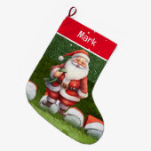 Golf Kerstcadeaus met Sinterklaas Grote Kerstsok (Voorkant (Hangend))