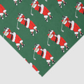 Golf-kerstfeestcadeau Tissuepapier (Detail)