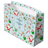 Golf-kerstfeestdag Groot Cadeauzakje (Achterkant Gekanteld)