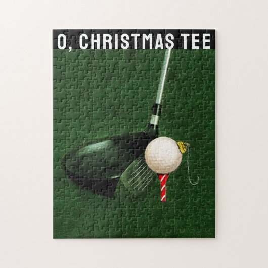Golf-kerstfeestdag Legpuzzel (Verticaal)