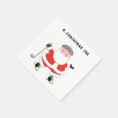 Golf-kerstfeestdag Servet (Hoek)