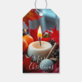 Golf Kerstkaars Cadeaulabel (Voorkant)