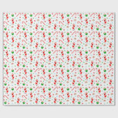 Golf Kerstmis Cadeaupapier (Vlak)