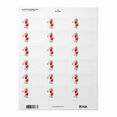 Golf Kerstmis Etiket (Full Sheet)