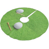 Golf Kerstmis met golfbal Kerstboom Rok (Gekanteld)