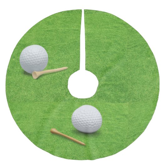 Golf Kerstmis met golfbal Kerstboom Rok (Voorkant)