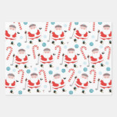 Golf-kerstpapier Inpakpapier Vel (Voorkant 2)