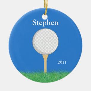 Golf-kerstversiering Keramisch Ornament
