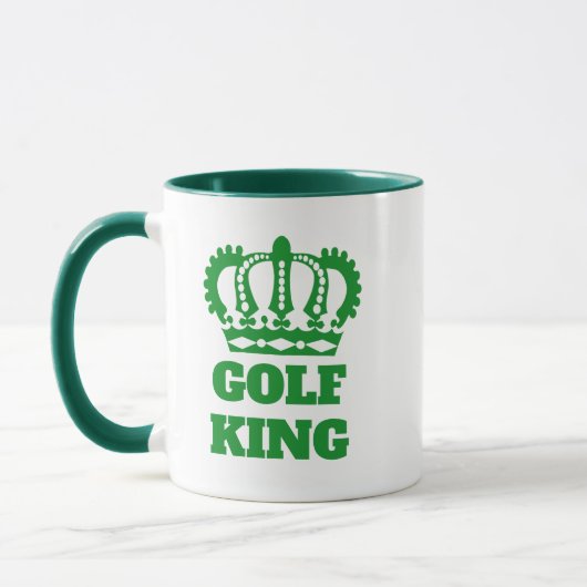 Golf King Mug - Cadeau de golf parfait pour papa (Gauche)