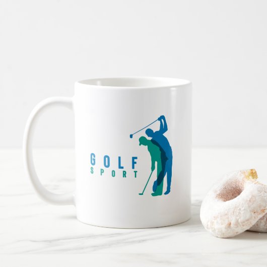 Golf | Klassieke Mok #11 (Met donut)