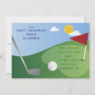 Golf Klassieke Uitnodiging