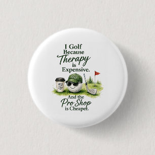 Golf Knoop Speld Sassy Golfer Humor Cadeau Ronde Button 3,2 Cm