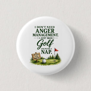Golf Knoop Speld Sassy Golfer Humor Cadeau Ronde Button 3,2 Cm