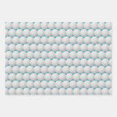 Golf Kogels Abstract ontwerp — Papierbladen overvu Inpakpapier Vel (Voorkant 2)