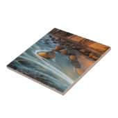 Golf langs het strand, Californië Tegeltje (Zijkant)