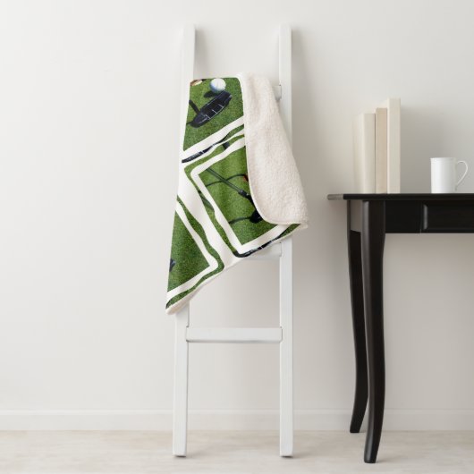 Golf, laten we dat stuk maken, sherpa deken (In situ)