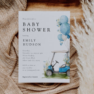Golf Laten we Par-tee Jongens Baby Shower Kaart