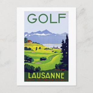 Golf ~ Lausanne Briefkaart