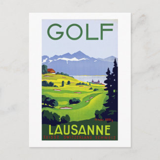 Golf ~ Lausanne Briefkaart