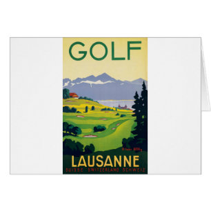  Golf Lausanne City-meer Zwitserland