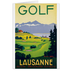  Golf Lausanne City-meer Zwitserland